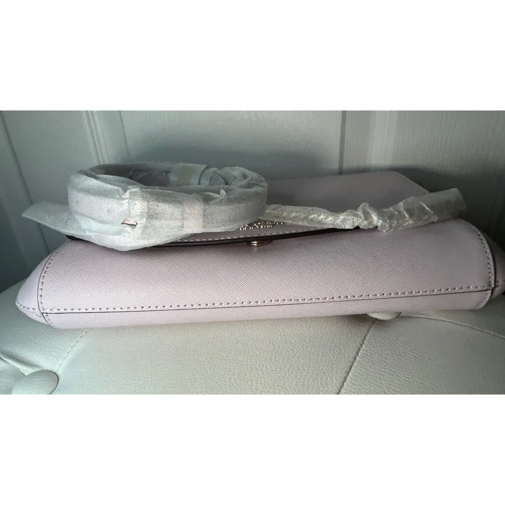 Kate Spade Greer Laurel Way Crossbody Bag Peony Blush Pink Saffiano Leather NEW